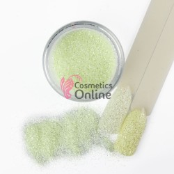 Decor pentru unghii NADP028JJ sclipici DEJA VU cu reflexii de polen Bright Lime Effect
